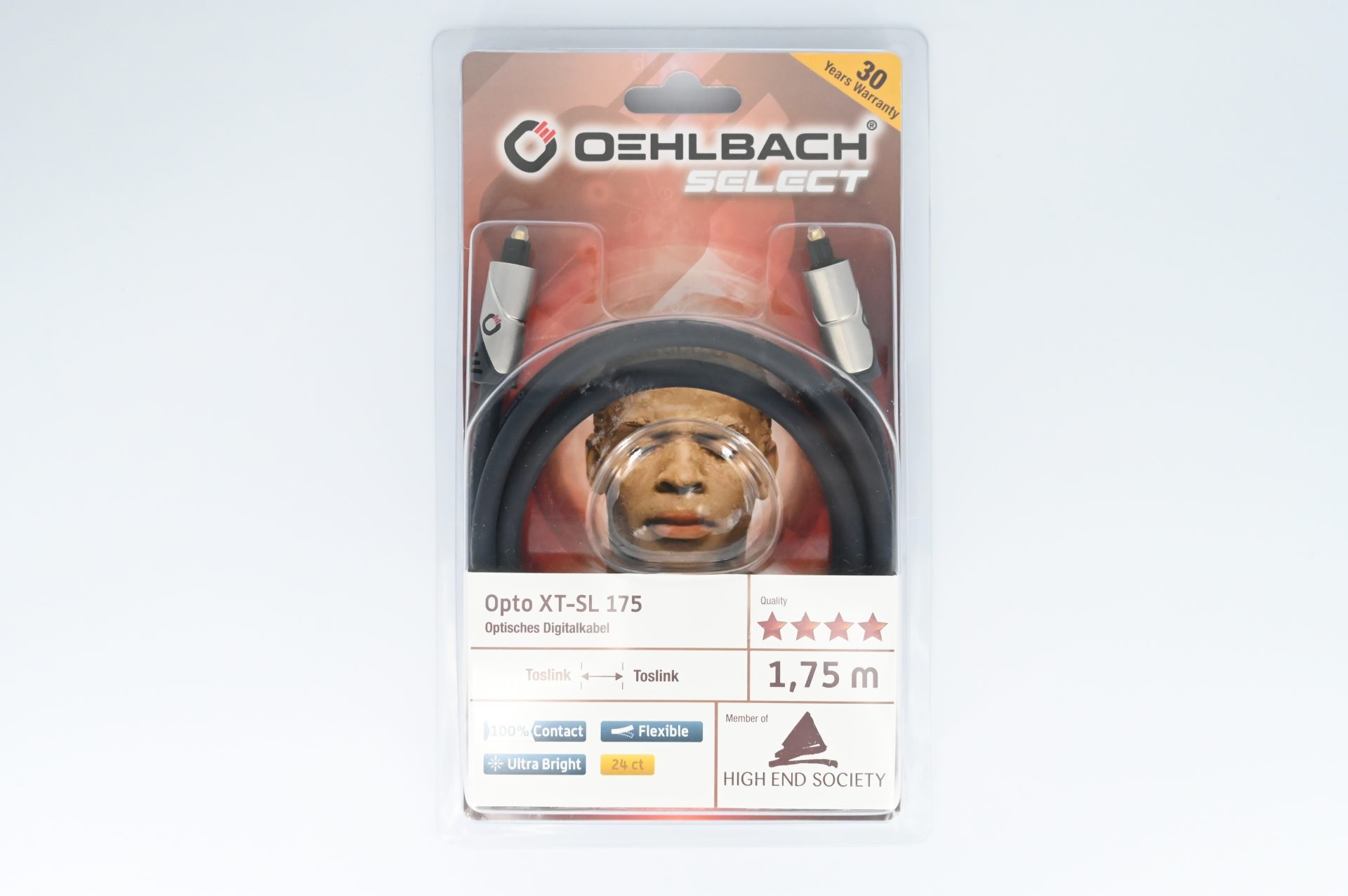 Oehlbach Opto XT-SL 175 optisches Digitalkabel 1,75 Meter