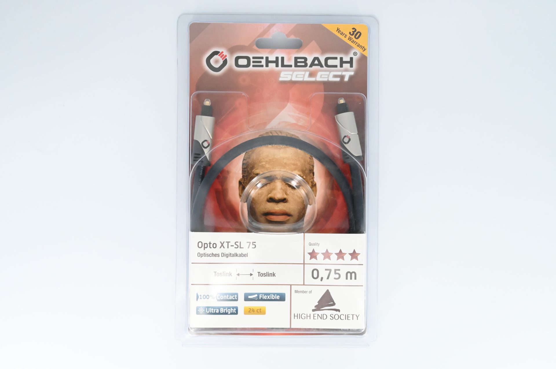 Oehlbach Opto XT-SL 75 optisches Digitalkabel 0,75 Meter