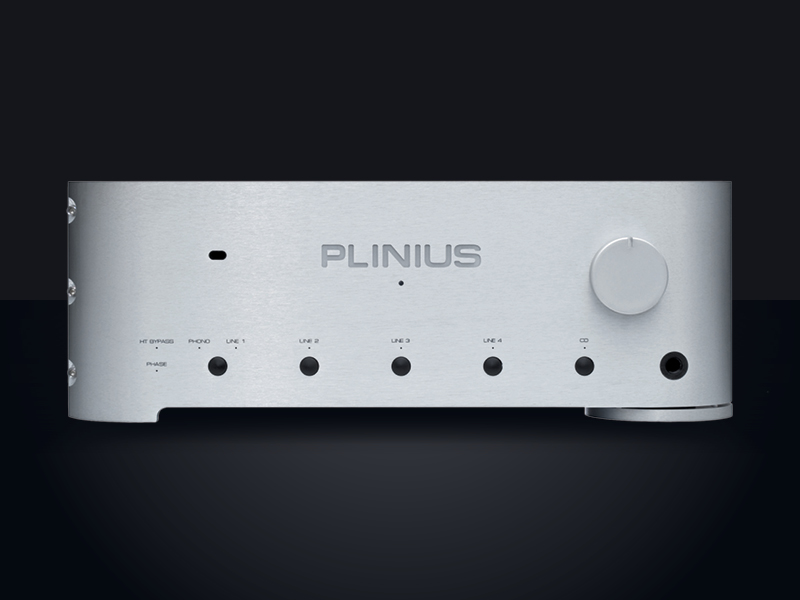 Plinius Audio Tautoro Vorstufe Schwarz