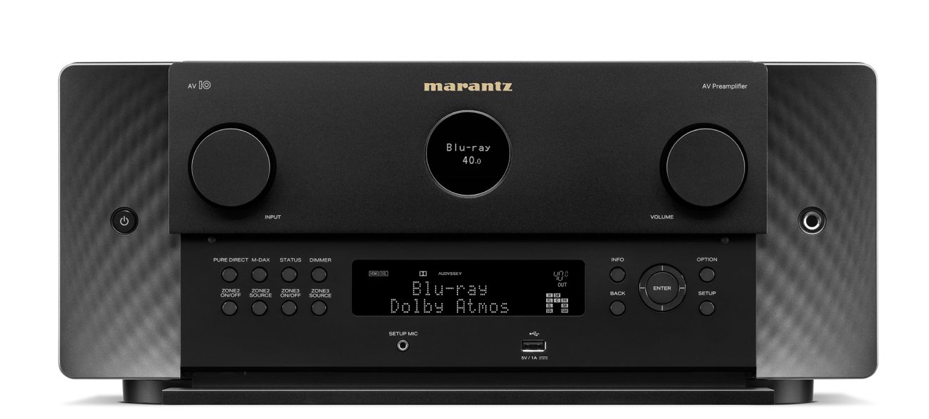 Marantz AV 10 REFERENCE 15.4-KANAL-VORVERSTÄRKER und PROZESSOR mit HEOS BUILT-IN